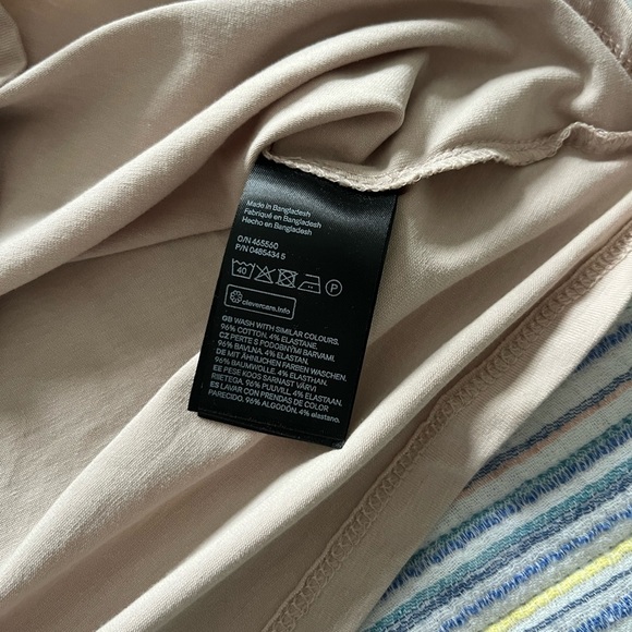 H&M Tan and Cream Fitted Embellished Blouse - Picture 12 of 14